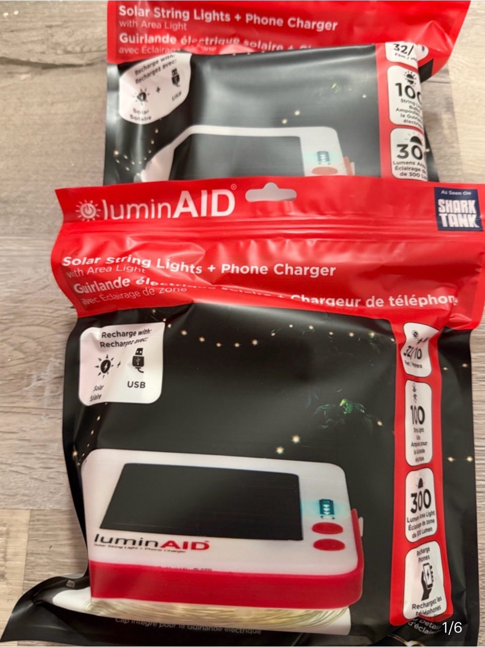 LuminAID Solar LED String Light Charger - Picture 2 of 4